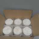 Simply Soson Ivory Pillar Candles - Set of 6, 2.5x4 Inch, Emergency & Tall, Unscented Wax Candles