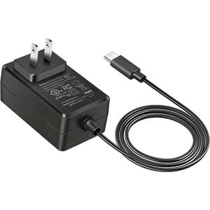 12V 5A USB-C Power Supply, 60W DC Charger for MeLE Mini PC, AVAPOW Jump Starter & Also Compatible with 12V 1A 2A 3A 4A DevicesWall Mount, 120cm (47.24in) Cord,Non-PD Protocol