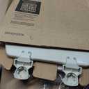 Bemis 500EC Durable Wood Toilet Seat with Easy Clean Hinges, Made in USA, Round, Almond