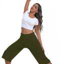 3 Pack Womens Wide Leg Yoga,Casual Wide Leg Yoga Pants Loose Soft Pajamas with Pockets Sweatpants (S)