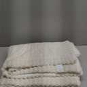 Sofa Cover Fuzzy Couch Cover for Pet, Couch Covers for Dogs Washable Non-Slip Sofa Slipcover Cushion Protector Pets Friendly Mat Bed White (27.6" x 82.7", Beige)