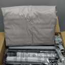 ZEEBABA 6959in Baby Playpen, Large Playpen for Babies and Toddlers, Transparent Mesh, No-Tool Installation, Gray with Door, Sturdy Steel Frame, Separates Baby from Pets