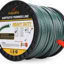 A Anleolife 3-Pound Heavy Duty Sawtooth 140-mil-by-328-ft Dual Core String Serrated Trimmer Line Spool for Walk Behind Wheeled Mowers with Built-in Line Cutter