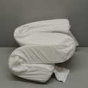 Vekkia King Bed Wedge Pillow for Headboard Gap/ Bed Gap Filler/ Mattress Wedge to Fill 0-6" Gap Between Headboard and Mattress (White 76"x10"x6")