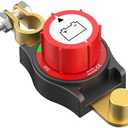 Top Post Battery Disconnect Switch 12v,Battery Kill Switch Negative On/Off 12-48V Top Post Battery Switch Heavy-Duty Battery Disconnect Switch for Cars, Vehicles, RVs, and Boats