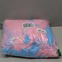 Besutolife Blue Pink Round Tablecloth 5ft Tulle Ruffle Table Cloth for Wedding Birthday Party Baby Shower Banquet Dinner Table Decorations