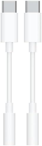 USB-C to 3.5mm Audio Headphone Adapter - HiFi 2 Pack Compatible with Apple iPhone 16 15 Samsung Galaxy S25 S24 S23 S22 S21 Plus Pro Max Ultra Pixel iPad - Type C to Aux Cord Jack Dongle Adapter,White