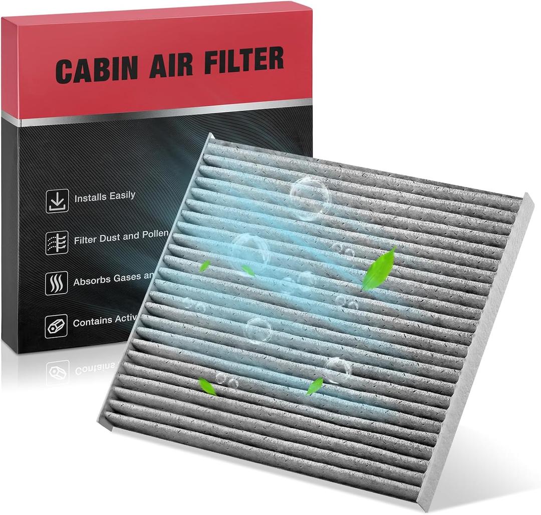 BDFHYK Cabin Air Filter w/Activated Carbon CF10133 Car Filter Compatible with Toyota 2002-2008 Corolla 1.8L l4, 2002 2003 2004 2005 2006 2007 2008 Matrix 1.8L l4