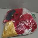 Boys Santa Suit Santa Claus Costume for Kids Christmas Santa outfit for Kids Velvet Santa Costume for Boys (Large, Red)