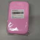 Kids Instant Print Camera Case for ESOXOFFORE Digital Video Cameras with 3 Rolls Paper Refill, Toddler Film Camera Storage Holder Bag with Mesh Pocket for Thermal Paper Accessories (Box Only) - Pink