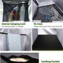 Large Shower Tent, Portable Privacy Tent with Mesh Floor & Carrying Bag, Lightweight & Sturdy, Easy Set Up, Portable Changing Room for Camping & Hiking, Fishing, Beach