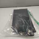 30'' Fire Pit Mat for Solo Stove Bonfire, Double-Sided Fireproof Under Grill Mat Deck Patio Protector Pad, Round BBQ Mat for Solo Stove Accessories, Easy to Clean, Reusable (Glossy Black)