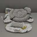 Infant Car Seat Insert with Removable Cushion for Baby Preemie Newborn Infant, Reversible carseat Insert Head Body Support Fits for Stroller, Baby Swing, Rocker, Bouncer, Bassinet - Grey