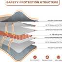 Pet Heating Pads for Cats & Dogs Outdoor Indoor, 17.7 * 17.7inches Puppy Cat Heating Pad Bed Mat Outdoor Waterprooof, Heated Dog Blanket Bed Outside, Gifts for Cats Puppy in Winter