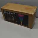 9FT Smart Christmas Tree Lights with Ball Ornaments, App & Remote Control, 316 RGB Color Changing LED Cone Tree Lights, Music Sync, Custom Light Show, Waterproof Decoration for Xmas, New Year, Parties