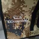 Sturdy Outdoor Heated Cat House for Winter, Insulated Heated Cat House for Outside with Two Door, Feral Cat Shelter with Waterproof Awning, Outdoor Cat House Barn Stray Kitty