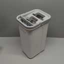 JOYMOOP Mop and Bucket with Wringer Set, Hands Free Flat Floor Mop and Bucket, with 3 Washable Microfiber Pads, Wet and Dry Use, Floor Cleaning System