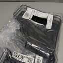 Consumest Corner Shower Caddy Standing - 3-Tier Stainless Steel Shower Organizer with Soap Holder and 4 Hooks, Large Capacity Corner Shelf Stand for Bathroom, Rest Room, Black