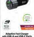 ZGEAR Adaptive Fast Car Charger With USB-A USB C Ports