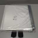 Mattress Vacuum Bag for Moving, Vacuum Seal Mattress Bag for Memory Foam or Inner Spring Mattresses, Compression and Storage for Returns, Leakproof Valve and Double Zip Seal (Twin/Twin-XL) (Clear)