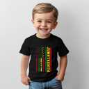 Juneteenth Shirts for Kids  Short-Sleeve T-Shirt for Boys & Girls, Ages 2-8, Celebrate Juneteenth Black History (Black)
