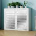 HHFSST White Modern Radiator Cover for Home White 23.6" Lx27.5 Hx7.9 D