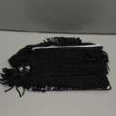 Curtain Fringes Bullion Fringe Trim 5/10 Yard x 2.5 Inches Fabric Trims Sewing DIY Decoration for Curtain Sofa Clothes (Black, 5yard)