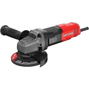 CRAFTSMAN Small Angle Grinder Tool 4-1/2 inch, 6 Amp, 12,000 RPM, Corded (CMEG100)