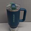 STANLEY Quencher ProTour Flip Straw Tumbler with Leakproof Lid | Built-In Straw & Handle | Cupholder Compatible for Travel | Insulated Stainless Steel Cup | BPA-Free (40 Ounces, Coastal Teal)