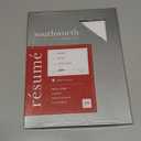 Southworth R14CF 100% Cotton Resume Paper White 24 lbs. Wove 8-1/2 x 11, 100/Box