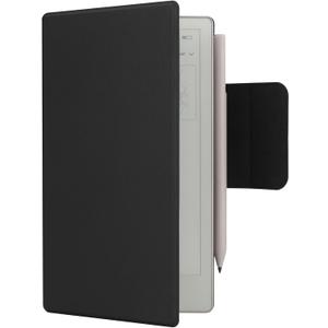 WALNEW Case for Remarkable Paper Pro Move 7.3" (2025), Magnetic Auto Wake/Sleep Smart Folio Cover, Slim PU Leather Remarkable Paper Pro Move Case with Pen Holder (Black)