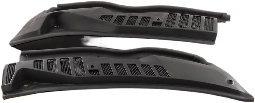 Windshield Wiper Cowl Panel Grille Set Cover Trim Compatible With Automotive Motorcycle Parts Super Duty F250 2017 2018 2019 2020 2021 2022 For Part Number HC3Z-25022A68-AA