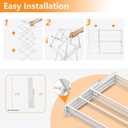 Clothes Drying Rack Household Indoor, Foldable Drying Rack Clothing for Laundry - 40" x 28.8" x 14.2", Space Saving Indoor&Outdoor, Pure White-1pack