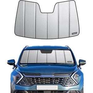 Windshield Sun Shade for Kia Sportage 2023-2025,Thicken Front Windshield Sunshade for Summer,6 Layers Sun Shield,Accordion Fold