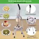 Commercial Lemon Cutter Wedger Slicer with 6 Wedger/8 Wedger, V-Shaped 420 Stainless Steel Blades, Easy Wedger Blade Fruit Lime Slicer NSF Certified Easy-to-Use for Limes Tomatoes Potatoes