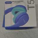 Kids Bluetooth Headphones, Lightweight Wireless Headphones for Kids, 85/94dB Volume Limited, 60 Hours Playtime, Bluetooth 5.3, Over-Ear Toddler Headsets with Built-in Mic-Blue