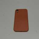 Vooii Compatible with iPhone XR Case, Upgraded Liquid Silicone with [Flat Edges] [Camera Protection] [Soft Anti-Scratch Microfiber Lining] Phone Case for iPhone 10 XR 6.1 inch - Caramel