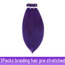 26 Inch 3 Pack Pre Stretched Braiding Hair