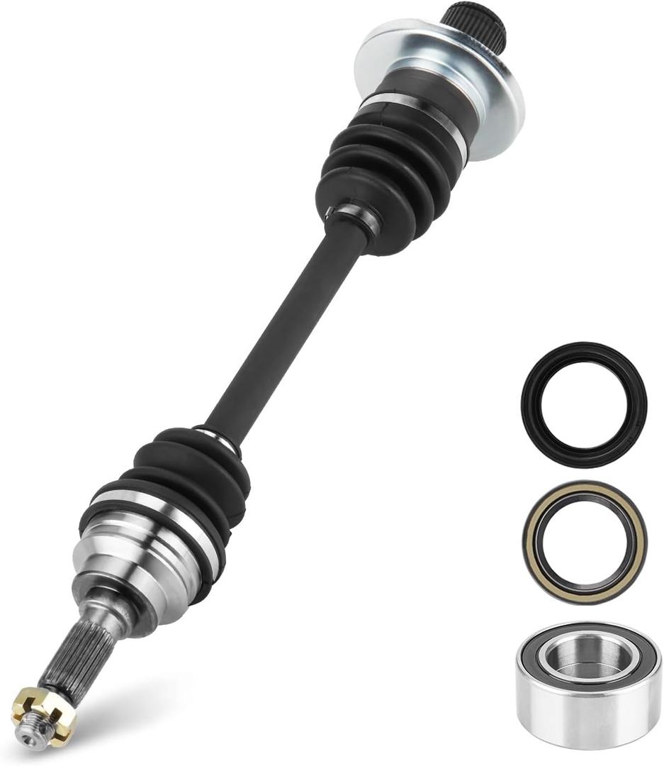 Rear Left or Right CV Axle & Wheel Bearing Kit for Suzuki King Quad 450 4x4 2007-2010, for King Quad 500 2011-2022, for King Quad 700 4x4 2006-2007, for King Quad 750 4x4 2008-2022
