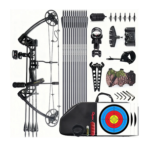 Lanneret Compound Bow and Archery Sets - Right Hand Archery Compound Bows 0-70 lbs Draw Weight Adjustable for Adults and Beginners，Hunting Bow Kit for Beginner
