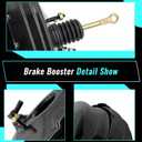 Partsflow Vacuum Power Brake Booster For Jeep Wrangler 07-10 Liberty 08-12