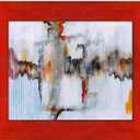 ArtistBe Echo with Stiletto Red Frame, 11.5" x 13.5" by Clive Watts