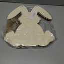 10 Pack Large Easter Bunny Wood Cutouts, 11.6 Inch Unfinished Wooden Bunny Cutouts, Blank Easter Rabbit Wooden Slices Unpainted Wood Discs for Crafts Decoration (11.6'')