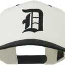 e4Hats.com Large Old English D Embroidered Cap (One Size, Natural Black)