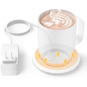 Charging Coaster 2 Compatible with Temperature Control Smart Mug 2 and 1 - Mug Power Cord - Charger Dock Base for Wireless Warmer Cup Accessories - White