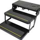 Kwikee 32 Series Electric Step Assembly with Logic Control Unit and Power Switch Kit for RVs and Travel Trailers