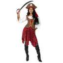 fun shack Women's Pirate Costume - Adult Pirate Wench Outfit for Halloween, Dress Up, Themed Parties, Cosplay, Large