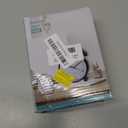 Analog Alarm Clock, 4 inch Super Silent Non Ticking Small Clock with Night Light, Battery Operated, Simple Design, Old Fashioned Style Black Decor, for Bedroom, Bedside, Desk, Adult, Kid, Gift, Black