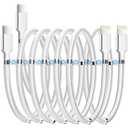 AICase Magnetic USB C to Lightning iPhone Cable Type C Super Organized Charging Magnetic Absorption Nano Data Cable Compatible iPhone 14/13/12/11/Mini/Pro/Max/X/XR/8/SE,iPad Air/Pro/Mini_3FT(2Pack)