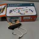 Electric Train for Wooden Track, Remote Control Train Toy, Motorized Train and Tunnel with Voice & Lights Effect, Battery Operated Locomotive Train Set Compatible with Thomas, Brio, Chuggington